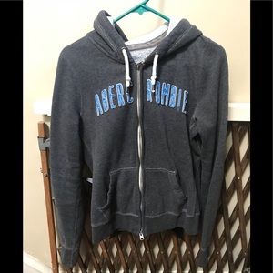 Gray Abercrombie & Fitch Sweatshirt